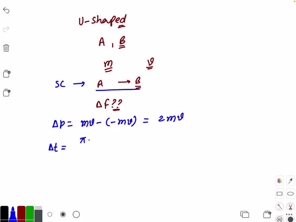 A fixed U -shaped smooth wire has a semi-circular bending m between A ...