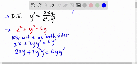 in-exercises-1-8-verify-the-solution-of-the-differential-equation-beginarrayllfractext-solutionx2y2c