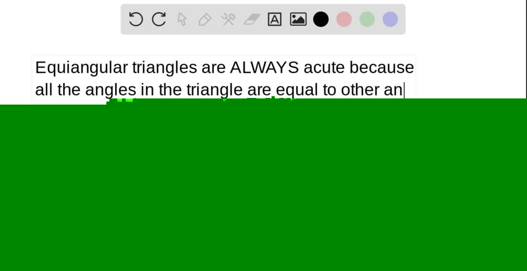 SOLVEDDetermine whether each statement is always, sometimes, or never true. Explain