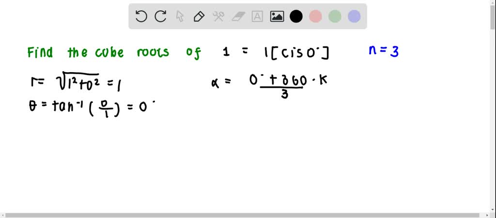 SOLVED Find The Cube Roots Of Each Complex Number Leave The Answers In 