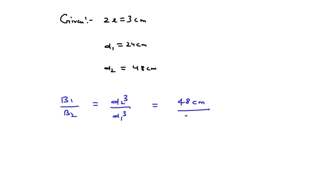 A bar of length 3 cm has a point A and B along axis at a