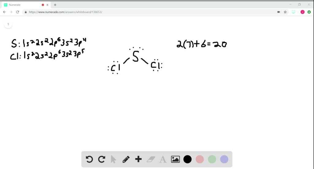 SOLVED:Consider the SCl2 molecule. (a) What is the electron ...