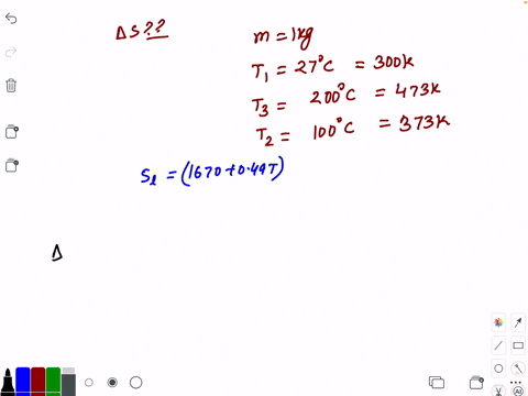 calculate-the-change-in-entropy-when-1-mathrmkg-water-at-27circ-mathrmc-is-converted-into-superheate