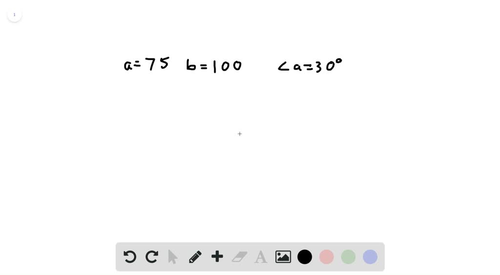 SOLVED Solving a Triangle Use the Law of Sines to solve for all