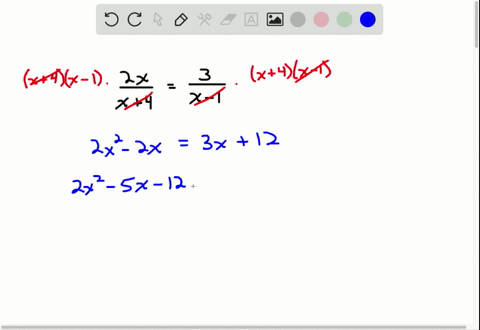 solve-frac2-xx4frac3x-1