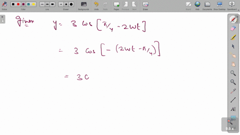 the-displacement-of-a-particle-is-represented-by-the-equation-y3-cos-leftfracpi2-2-omega-tright-th-2