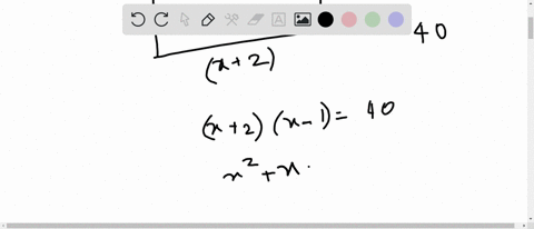 find-the-length-and-width-of-each-rectangle-area-40-mathrmcm2