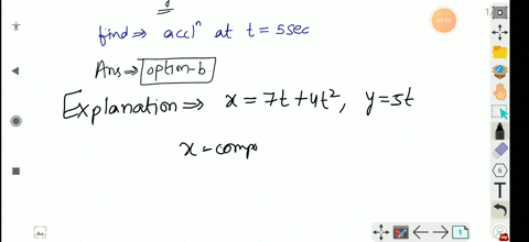 if-x7-t4-t2-and-y5-t-are-the-x-and-y-coordinates-of-a-particle-at-any-time-t-second-where-x-and-y-ar