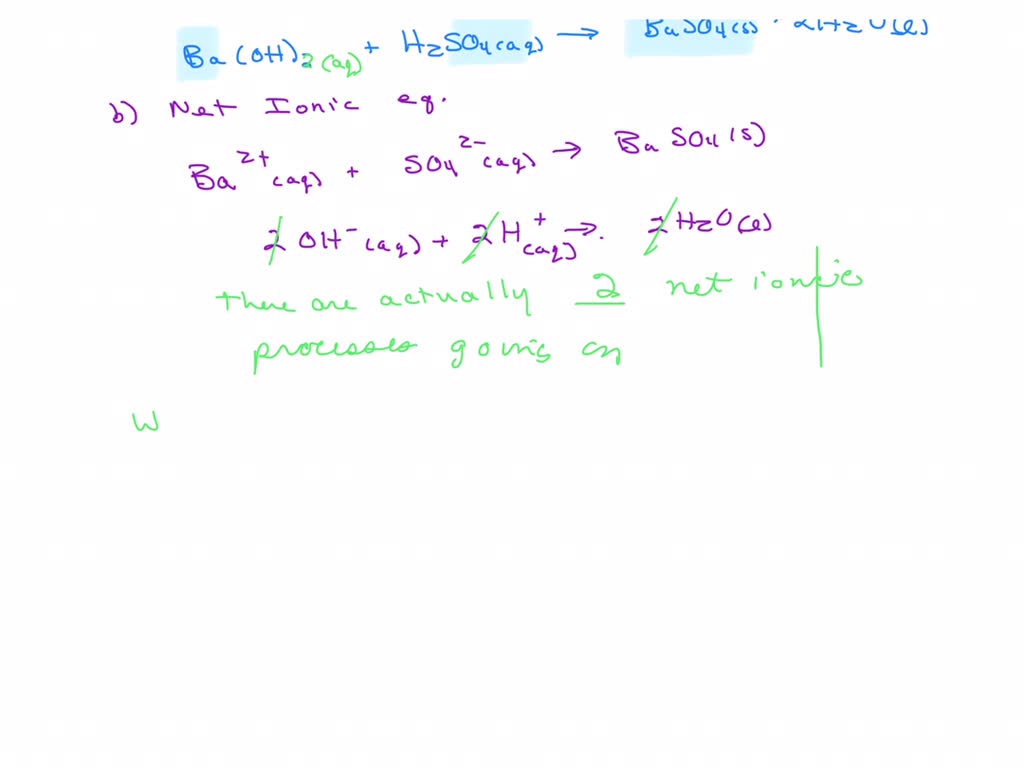 SOLVEDYou have a bottle of solid barium hydroxide and some dilute
