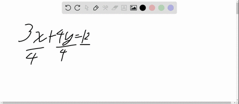 graph-each-equation-using-the-intercept-method-label-the-intercepts-on-each-graph-3-x4-y12