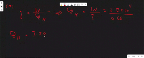 a-carnot-engine-performs-25-times-104-mathrmj-of-work-in-each-cycle-and-has-an-efficiency-of-66-a-ho