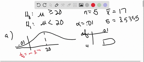 given-the-following-hypothesis-h_0-mu-geq-20h_1-mu20-a-random-sample-of-five-resulted-in-the-followi