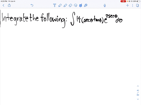 integrate-each-of-the-given-functions-int-14sec-theta-tan-theta-e2-sec-theta-d-theta-2