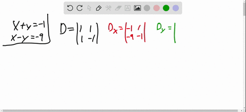 use-cramers-rule-to-solve-each-system-of-equations-if-possible-beginarrayl-xy-1-x-y-9-endarray-2