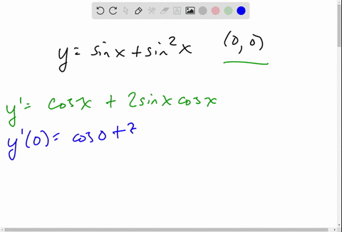 find-an-equation-of-the-tangent-line-to-the-curve-at-the-given-point-ysin-xsin-2-x
