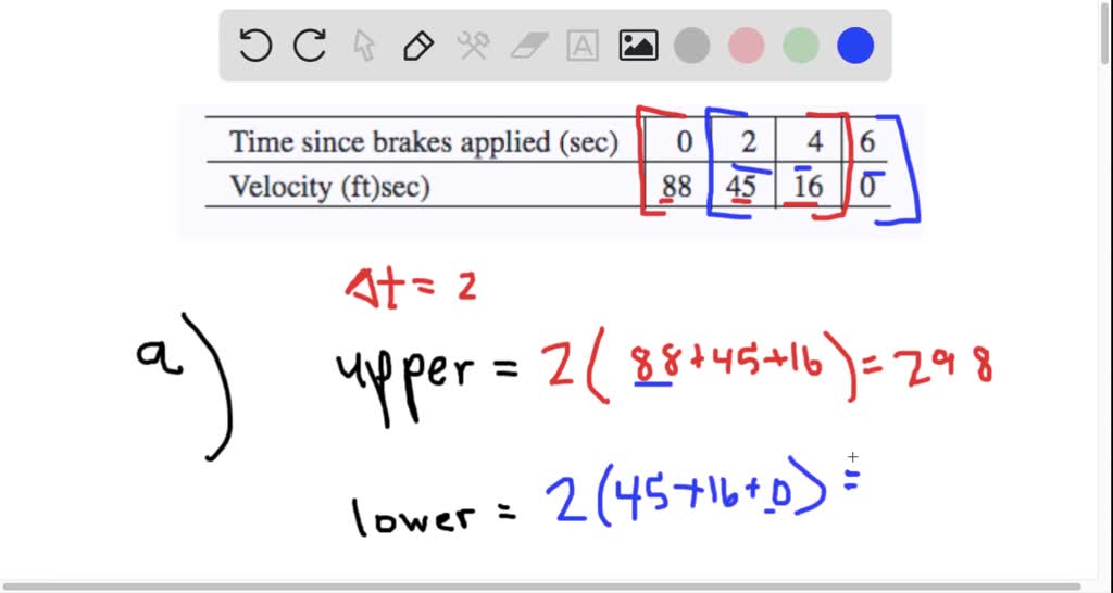 A car comes to a stop six seconds after the driver applies the brakes