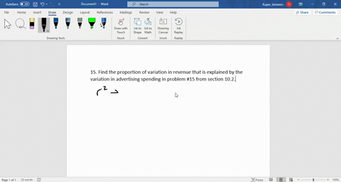 for-the-data-in-exercise-15-of-section-102-the-linear-correlation-coefficient-find-the-proportion-of