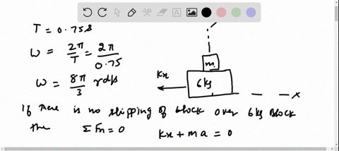 with-the-assumption-of-no-slipping-determine-the-mass-m-of-the-block-which-must-be-placed-on-the-top