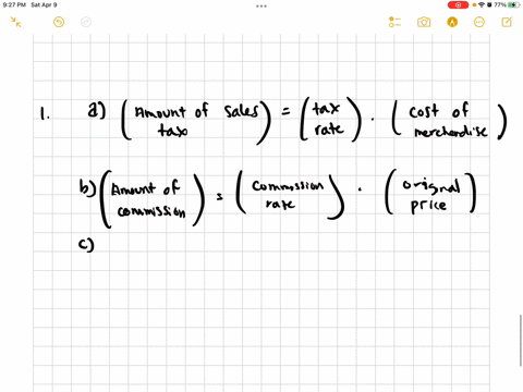 a-write-a-formula-to-compute-the-amount-of-sales-tax-b-write-a-formula-to-compute-the-amount-of-comm