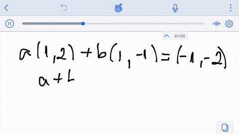 write-mathbfv-as-a-linear-combination-of-mathbfu-and-mathbfw-if-possible-where-mathbfu12-and-mathb-5