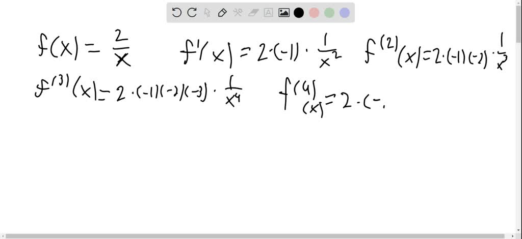 SOLVED:Find a general formula for f^{(n)}(x). f(x…