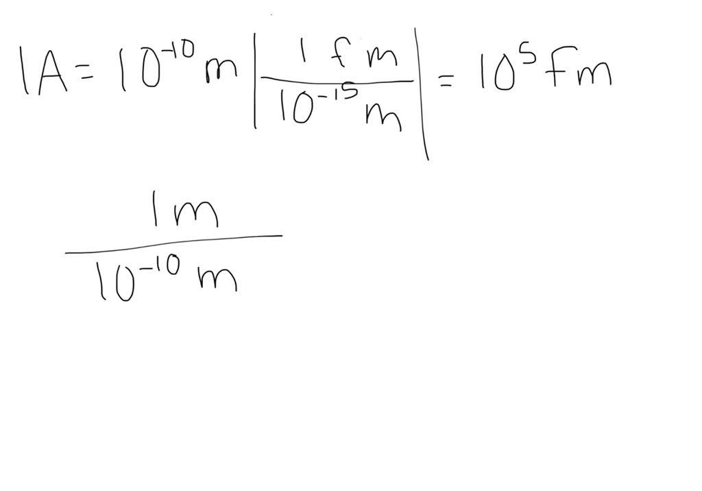 SOLVEDAn angstrom (symbol A ) is a unit of length, defined as 10^10 m