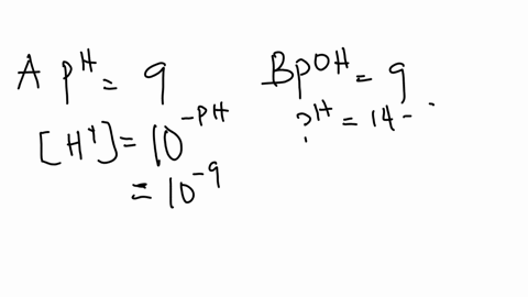 a-solution-with-mathrmph9-has-a-higherlower-hydrogen-ion-concentration-than-a-solution-with-mathrmpo