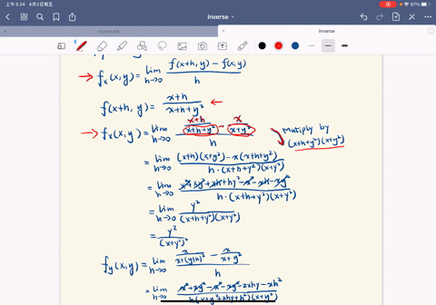 use-the-definition-of-partial-derivatives-as-limits-4-to-find-f_xx-y-and-f_yx-y-fx-yfracxxy2-3