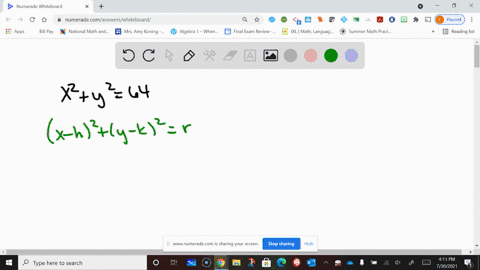 find-the-standard-form-of-the-equation-of-the-circle-with-the-given-characteristics-x2y264