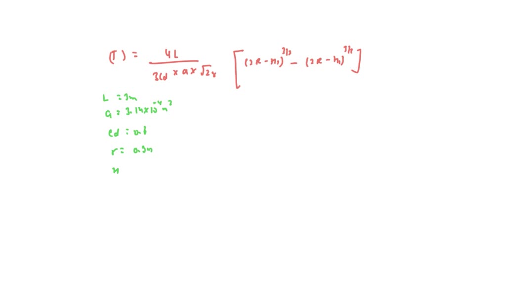 Compute the time required to empty the tank shown in Fig. 6.14 if the ...