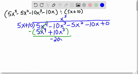divide-left5-x4-5-x210-x3-10-xright-div5-x10
