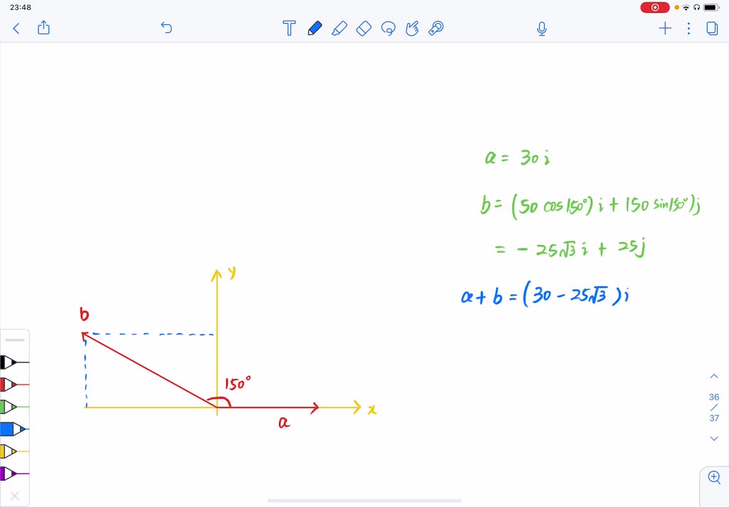 SOLVED 2 Vector Solve for the magnitude of forces in A and Forces in