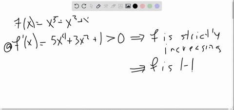 let-fxx5x3x-a-show-that-f-is-one-to-one-and-confirm-that-f13-b-find-leftf-1rightprime3