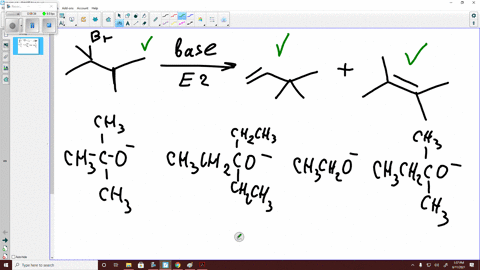 when-2-bromo-23-dimethylbutane-reacts-with-a-base-under-mathrme-2-conditions-two-alkenes-23-dimethyl