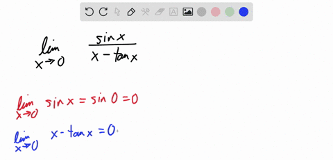 find-the-limit-if-it-exists-lim-_x-rightarrow-0-fracsin-xx-tan-x