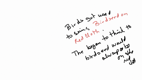 a-study-to-see-whether-birds-remember-color-was-done-by-putting-birdseed-on-a-piece-of-red-cloth-and