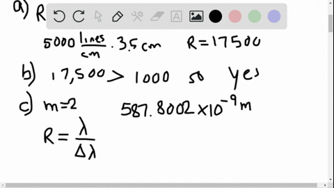 a-typical-laboratory-diffraction-grating-has-500-times-103-lines-mathrmcm-and-these-lines-are-contai