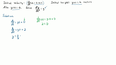 an-object-that-is-initially-thrown-vertically-upward-with-a-speed-of-2-meterssecond-from-a-height-of