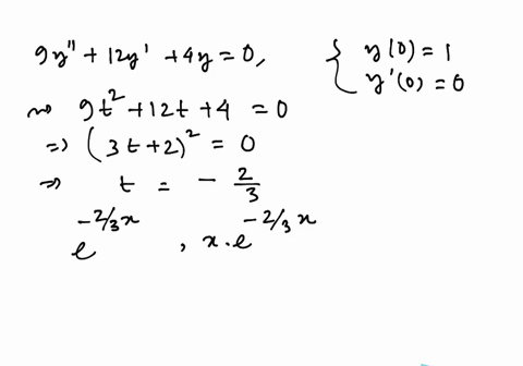 solve-the-initial-value-problem-9y-12y-4y-0-y0-1-y0-0