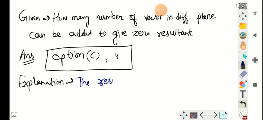 What Is The Least Number Of Unequal Non Zero Vectors T Itprospt