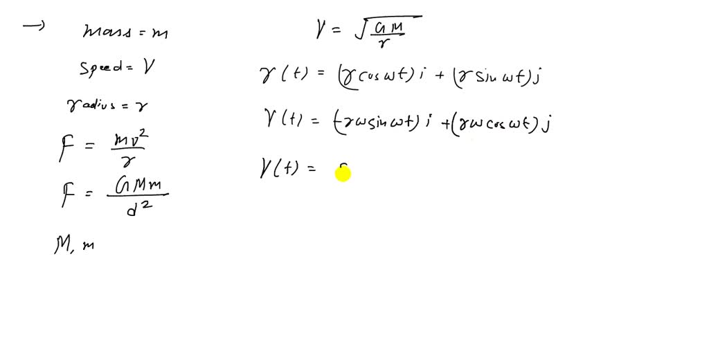 An object of mass m moves at a constant speed v in a circular path of ...