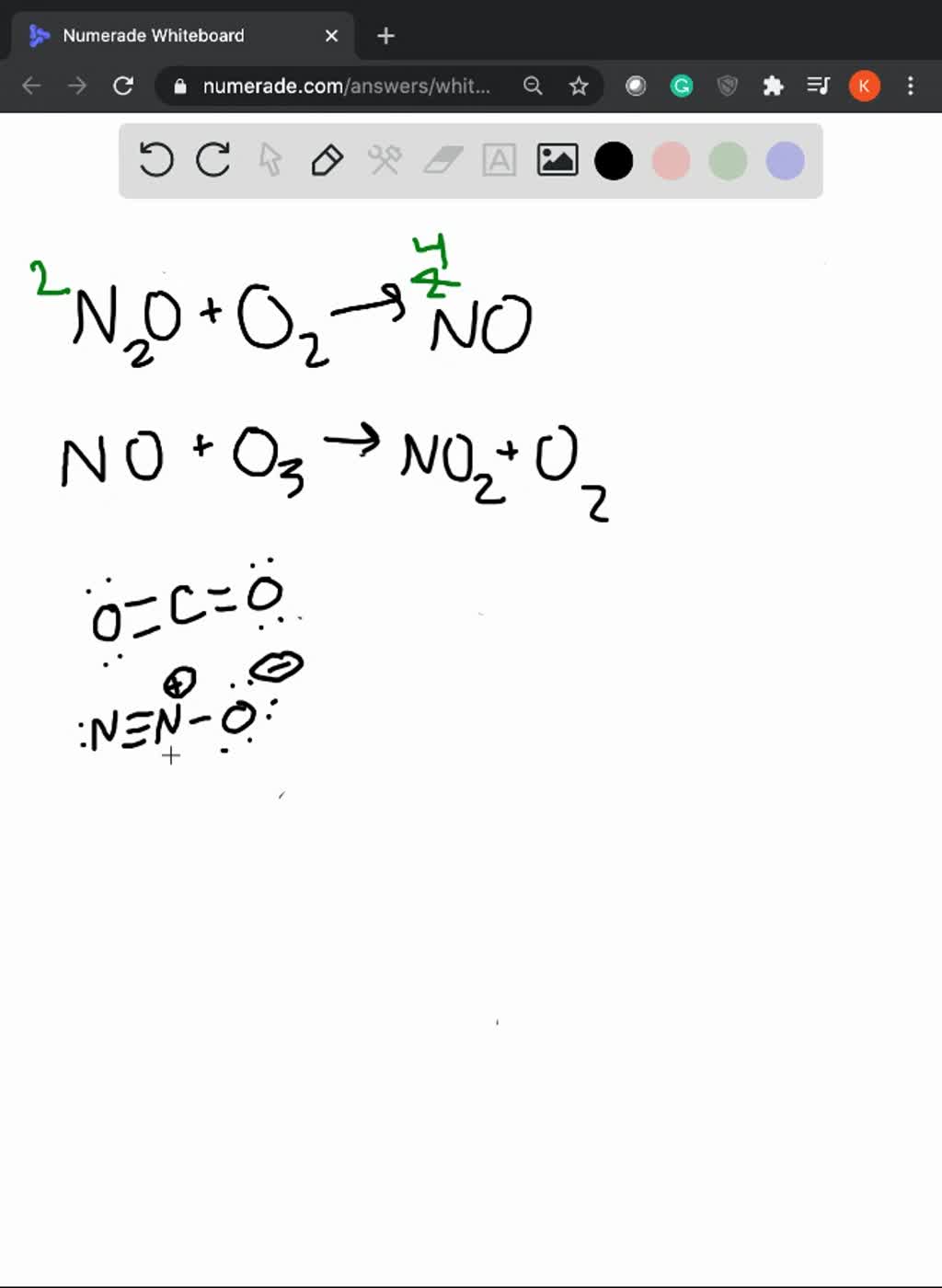 SOLVEDIn 1991 it was discovered that nitrous oxide (N2 O) is produced