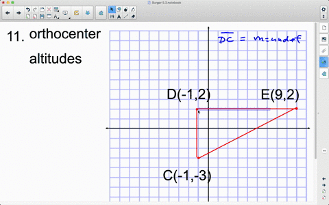 SOLVED:Find the orthocenter of a triangle with the given vertices. P(-5 ...