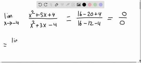 evaluate-the-limit-if-it-exists-lim-_x-rightarrow-4-fracx25-x4x23-x-4-2