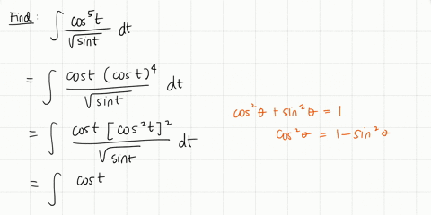find-the-indefinite-integral-int-fraccos-5-tsqrtsin-t-d-t