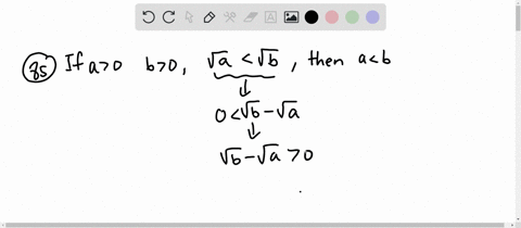 find-a-and-b-show-that-if-a0-b0-and-sqrtasqrtb-then-ab