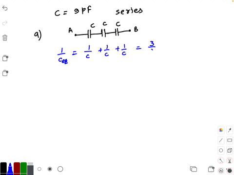 three-capacitors-each-of-capacitance-9-mathrmpf-are-connected-in-series-a-what-is-the-total-capacita