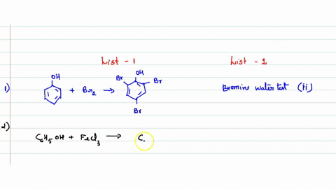 which-represents-the-correct-set-of-reactions-and-test-here-list-i-1-smilesoc1cbrccbrcc1brsmiles-smi