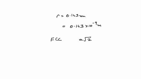 if-the-atomic-radius-of-aluminum-is-0143-mathrmnm-calculate-the-volume-of-its-unit-cell-in-cubic-met