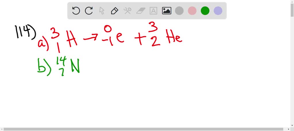 SOLVED:(a) Write the reaction for the beta decay of tritium. (b) Like ...